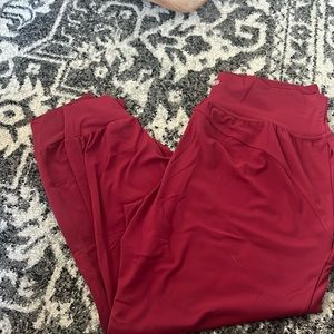 Athleta joggers salutation